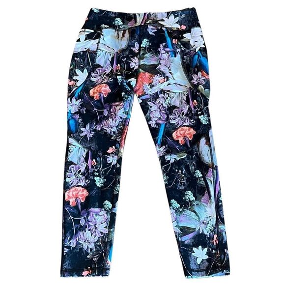 Calia by Carrie Underwood Leggings with Colorful Floral Design, Size M - Picture 2 of 6